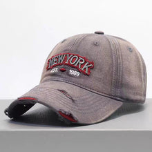 Load image into Gallery viewer, Embroidered Letter Denim Baseball Cap – Soft Crown
