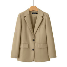 Load image into Gallery viewer, Women's Casual Chic Plaid Coat – Long Sleeve Pocket Jacket

