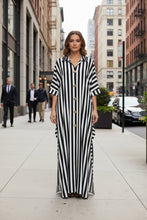 Load image into Gallery viewer, African-Inspired Striped Loose Long Dress | One Size 5 Colors
