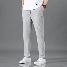 Load image into Gallery viewer, 🧊 Men's Ice Silk Plus Size Straight-Leg Pants

