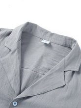 Load image into Gallery viewer, Men's Casual Beach Shirt - Short Sleeve Button Down for Effortless Summer Style
