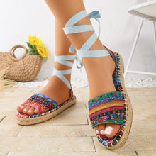 Load image into Gallery viewer, Women's Roman Style Cross-Strap Flat Sandals – Lightweight Wide Fit
