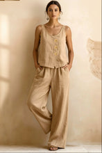 Load image into Gallery viewer, Women's Sleeveless Tank Top &amp; Pants Two-Piece Set
