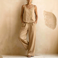 Load image into Gallery viewer, Women's Sleeveless Tank Top &amp; Pants Two-Piece Set
