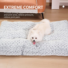 Load image into Gallery viewer, Dog Beds Thickened Rose Velvet Pet Kennel Bed Mat More Cotton Soft Fluffy Washable Dog Bed
