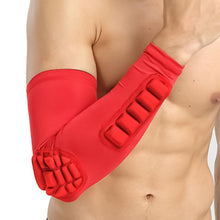 Load image into Gallery viewer, 1Pc Arm Sleeve Armband Elbow Sport Basketball Football Anti-Slip Anti-Collision Support Elastic Protective Pad Arm Guard Padded Compression Arm Sleeve With Protection Elbow One Piece Comfortable Arm Cover
