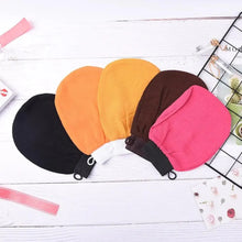Load image into Gallery viewer, 1PC Colorful Shower Bath Magic Peeling Glove Modern Exfoliating Tan Removal Skincare Soft Gloves For Shower  Body Scrubber Bath Accessories
