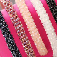 Load image into Gallery viewer, 1Pc Crystal Rhinestone Pearl Hair Hoop Headband Bridal Wedding Hair Accessories Girl Beauty Headwear Headdress Women Headpieces
