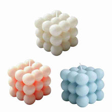 Load image into Gallery viewer, 1pc Cube Wax Fragrance Candle Bougie Rose Scented Candles Cute Wax Candles Cube Scented Candle Handmade Decorative Candle Hand Poured Scented Candle Home Decor Candle for Bedroom Aesthetic  Home Geometric Decoration Cube Wax Fragrance Candle
