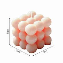 Load image into Gallery viewer, 1pc Cube Wax Fragrance Candle Bougie Rose Scented Candles Cute Wax Candles Cube Scented Candle Handmade Decorative Candle Hand Poured Scented Candle Home Decor Candle for Bedroom Aesthetic  Home Geometric Decoration Cube Wax Fragrance Candle
