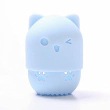 Load image into Gallery viewer, 1PC Luxury Powder Puff Holder Sponge Makeup Drying Case Portable Soft Silicone Cosmetic Sponge Box Holder Elegant Soft Design
