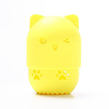 Load image into Gallery viewer, 1PC Luxury Powder Puff Holder Sponge Makeup Drying Case Portable Soft Silicone Cosmetic Sponge Box Holder Elegant Soft Design
