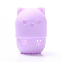 Load image into Gallery viewer, 1PC Luxury Powder Puff Holder Sponge Makeup Drying Case Portable Soft Silicone Cosmetic Sponge Box Holder Elegant Soft Design
