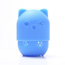 Load image into Gallery viewer, 1PC Luxury Powder Puff Holder Sponge Makeup Drying Case Portable Soft Silicone Cosmetic Sponge Box Holder Elegant Soft Design

