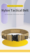 Load image into Gallery viewer, 1pc Quick Release Tactical Belt for Men Fashion Style Combat Belt for Outdoor Activities and Fishing
