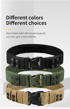 Load image into Gallery viewer, 1pc Quick Release Tactical Belt for Men Fashion Style Combat Belt for Outdoor Activities and Fishing
