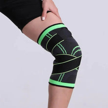 Load image into Gallery viewer, 1PC Sport Knee Sleeve Support Men Kneepad Pressurized Elastic Knee Pads Fitness Gear Protector For Sport Improved Circulation Compression Support For Joint Pain

