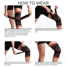 Load image into Gallery viewer, 1PC Sport Knee Sleeve Support Men Kneepad Pressurized Elastic Knee Pads Fitness Gear Protector For Sport Improved Circulation Compression Support For Joint Pain
