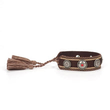 Load image into Gallery viewer, 1PC Woven Beautiful Bracelet For Men Women Adjustable Braided Friendship Bracelets Friendship Handwoven Ethnic Cotton Wrap Bracelets Knitted Bracelets Pattern For Women Girls Men
