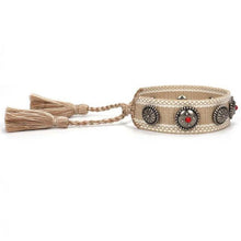 Load image into Gallery viewer, 1PC Woven Beautiful Bracelet For Men Women Adjustable Braided Friendship Bracelets Friendship Handwoven Ethnic Cotton Wrap Bracelets Knitted Bracelets Pattern For Women Girls Men
