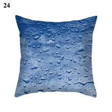 Load image into Gallery viewer, 1Pcs Blue Pattern Cushion Cover Polyester Pillowcase Decorative Navy Blue White Pillow Covers Pillow Case Blue Home Bedroom Sofa Decor Pillow Cover
