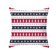 Load image into Gallery viewer, 1Pcs Happy New Year Christmas Decorations Pillows Cover Merry Christmas Throw Cushion Covers Tree Reindeer Star Pillow Case For Party Home Decoration 45x45CM
