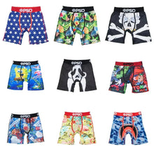 Load image into Gallery viewer, 1Pcs Sexy Men Underwear Boxers Men's Panties Lingerie Breathable Printed Male Underpants Plus Size Man Boxer Briefs Mens Trunks
