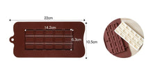 Load image into Gallery viewer, 1PCS Silicone Mold 12 Cells Chocolate Mold Fondant Candy Bar Mould Cake Mode Decoration Kitchen Baking Accessories Silicone Break Apart Chocolate Molds Candy Protein Bar Silicone Mold

