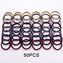 Load image into Gallery viewer, 1Set 4cm Girls Cute Colorful Elastic Hair Bands Children Lovely Ponytail Holder Scrunchies Hair Ties Headbands Fashion Hairgrips Accessories For Party

