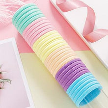Load image into Gallery viewer, 1Set 4cm Girls Cute Colorful Elastic Hair Bands Children Lovely Ponytail Holder Scrunchies Hair Ties Headbands Fashion Hairgrips Accessories For Party
