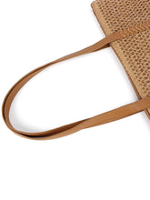 Load image into Gallery viewer, Woven Tapered Tote
