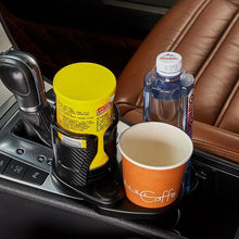 Load image into Gallery viewer, 2 In 1 Vehicle-mounted Slip-proof Cup Holder 360 Degree Rotating Water Car Cup Holder Multifunctional Dual Holder Car Cup Holder, Multifunction Car Drink Holder Adapter, Mount Extender with 360° Rotating Adjustable Base Auto Accessory
