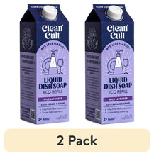 Load image into Gallery viewer, Cleancult Wild Lavender Dish Soap Refill – 32 Fl Oz | Grease-Fighting, Plant-Based, Non-Toxic, Eco-Friendly with Recyclable Packaging
