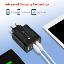 Load image into Gallery viewer, 2 Pack of 5 Port Wall Charger Charge 5 Devices at Once!
