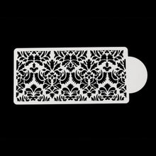 Load image into Gallery viewer, 2 Style Cake Side Cupcake Cake Sugarcraft Decoration Cake Mould Plastic Baking Cake Decorating Tool 2 Pieces Cupcake Stencil Cake Side Decorating Templates Powdered Sugar Template Wedding Cake Decor Flower Molding
