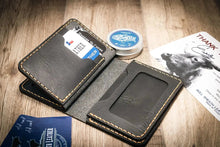 Load image into Gallery viewer, Federal Badge Wallet Small - Black
