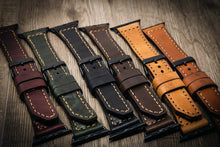 Load image into Gallery viewer, Apple Watch Leather Band - Saddle Tan
