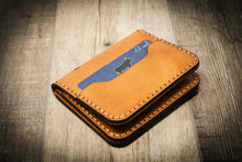 Load image into Gallery viewer, Minimalist Badge Wallet - Saddle Tan

