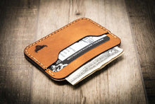 Load image into Gallery viewer, Pflugerville Card Wallet - Saddle Tan
