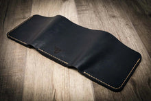 Load image into Gallery viewer, Badge Trifold Wallet - Black
