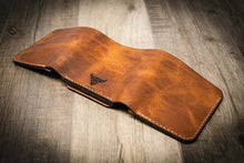 Load image into Gallery viewer, Badge Trifold Wallet - Chestnut Brown
