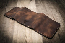 Load image into Gallery viewer, Badge Trifold Wallet - Walnut Brown
