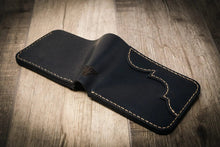 Load image into Gallery viewer, Western Bifold Wallet -  Black
