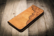 Load image into Gallery viewer, Western Long Wallet - Saddle Tan
