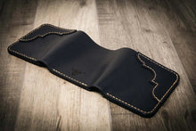 Load image into Gallery viewer, Western Trifold Wallet - Black
