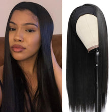 Load image into Gallery viewer, 20 22 24 26 28 30inch Long Straight Headband Wigs Heat Resistant Synthetic Hair Wig Machine Made Wigs For Black Women Cosplay Wigs For Women Gifts for girlfriends
