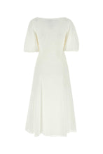 Load image into Gallery viewer, Kenzo Women White Broderie Anglaise Dress
