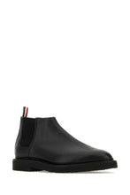 Load image into Gallery viewer, Thom Browne Men Black Leather Ankle Boots
