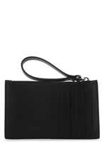 Load image into Gallery viewer, Valentino Garavani Men Black Leather Card Holder
