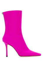 Load image into Gallery viewer, Jimmy Choo Women Fuchsia Satin Ankle Boots
